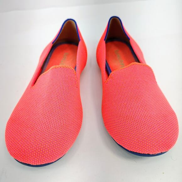 *RARE* Rothy’s Flats Hot Pink Flamingo Round Toe Girls Size K4 - Picture 5 of 10